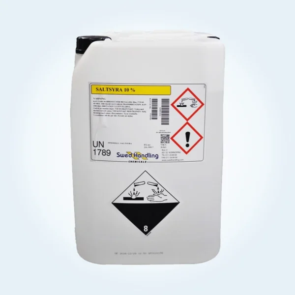 Flytande pH Minus (Saltsyra 10%) 26 kg / 25L Dunk Pool
