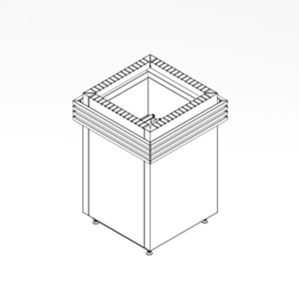 Kantlistsats till Sentiotec Qube Till 9- och 10,5 kW-aggregat, valnöt