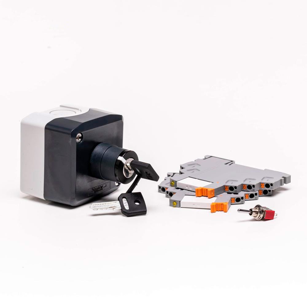 Nøgleboks til udespa monteret på kar Nøgleboks til udespa monteret på kar