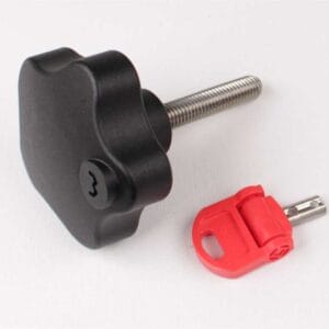 Låsbart sektionslås hjulsidan